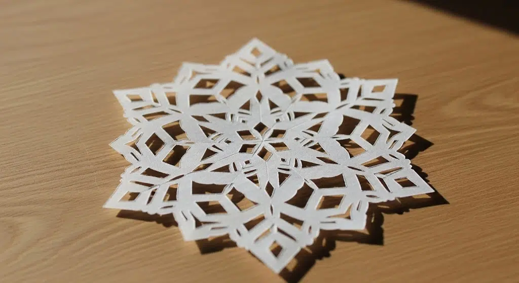 Tissue Paper Snowflake