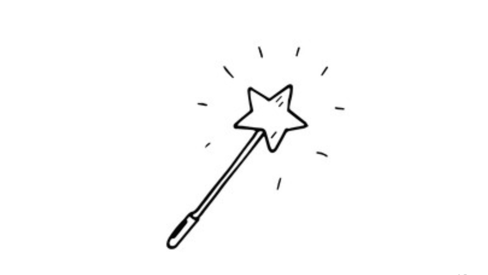 Wand with Sparkles
