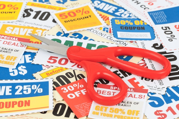 A bunch of coupon codes