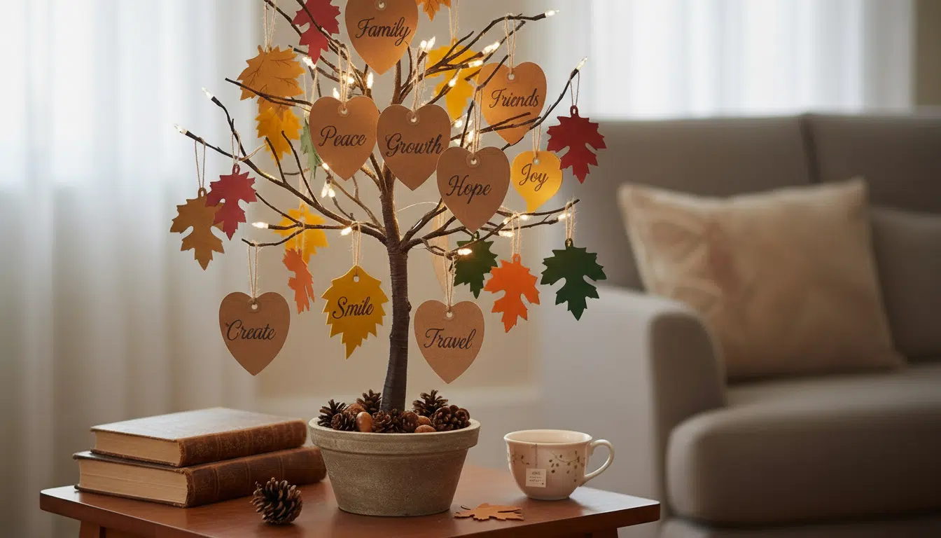 Personalized Thankful Tree Display