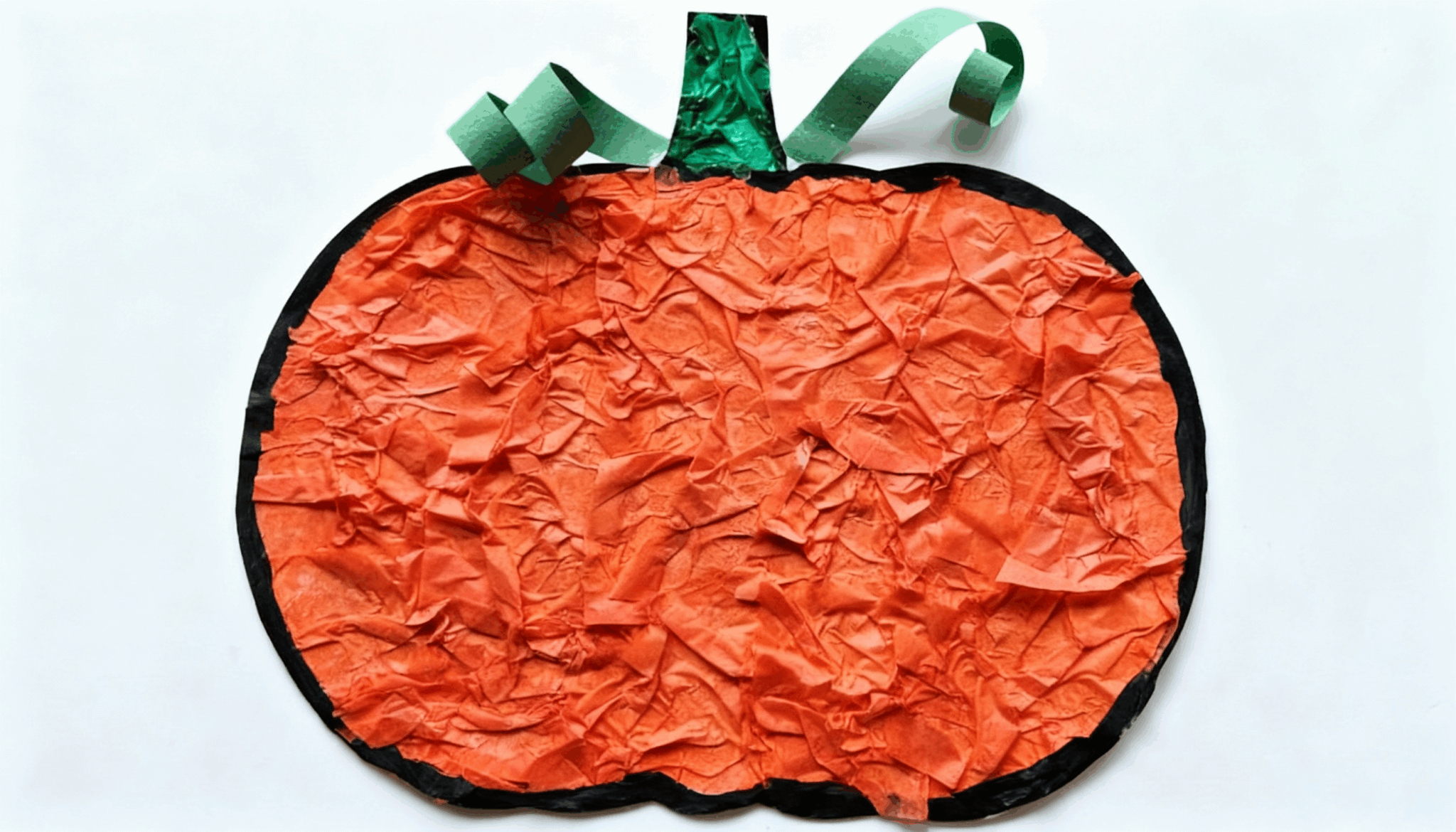 Tissue Paper Pumpkins