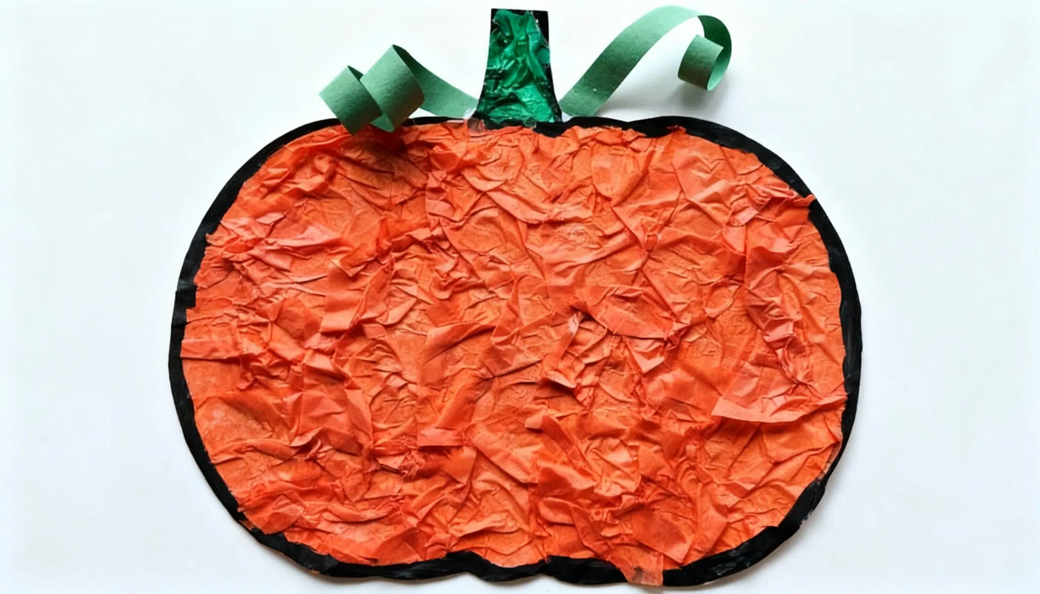 Tissue Paper Pumpkins
