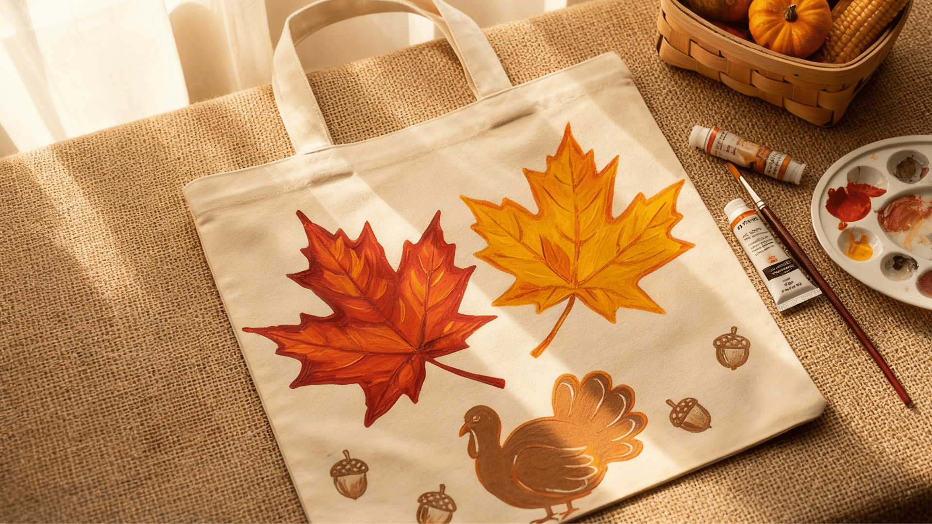 painted tote bags