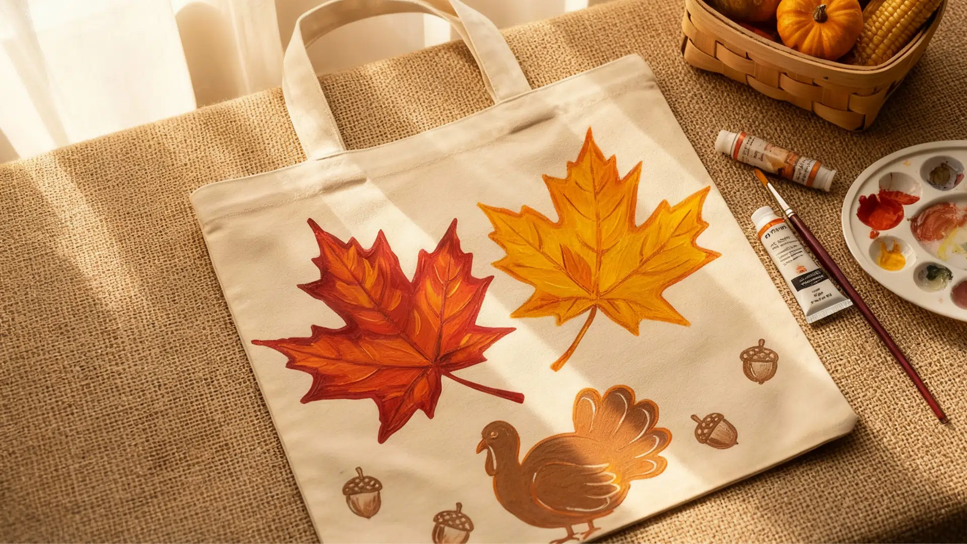painted tote bags
