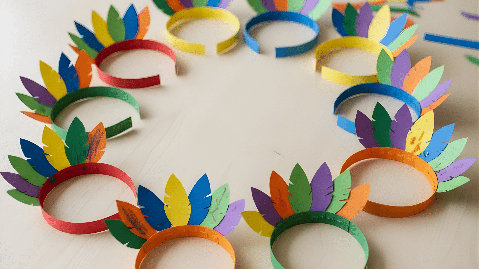 turkey feather headbands