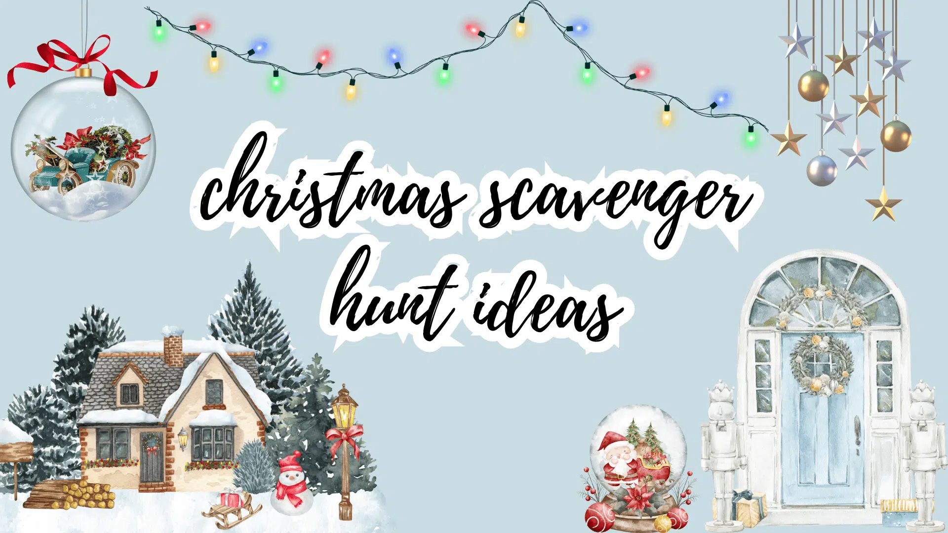 christmas scavenger hunt ideas