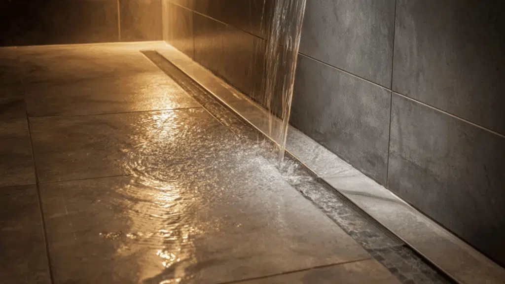 discreet linear drain