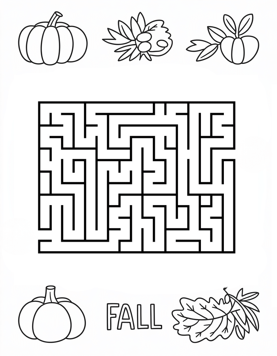 fall maze