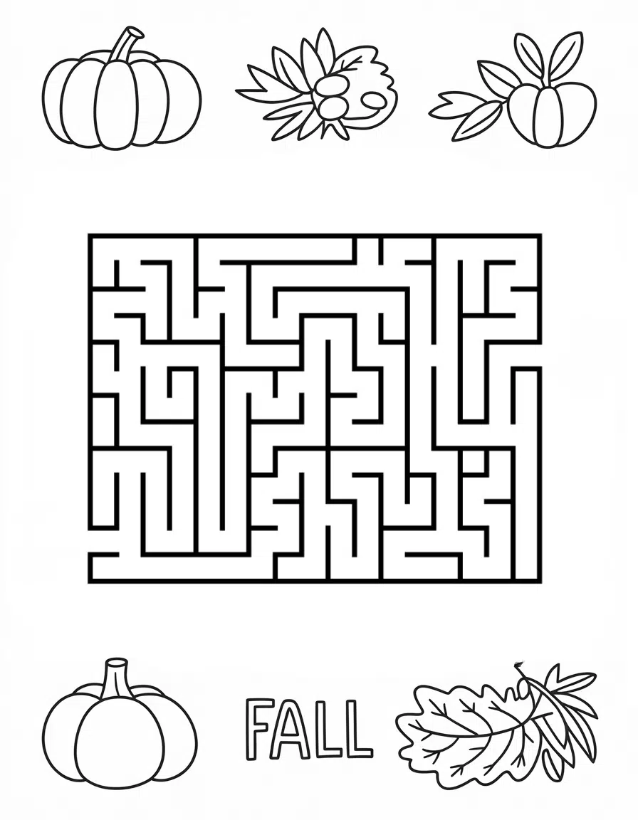 fall maze