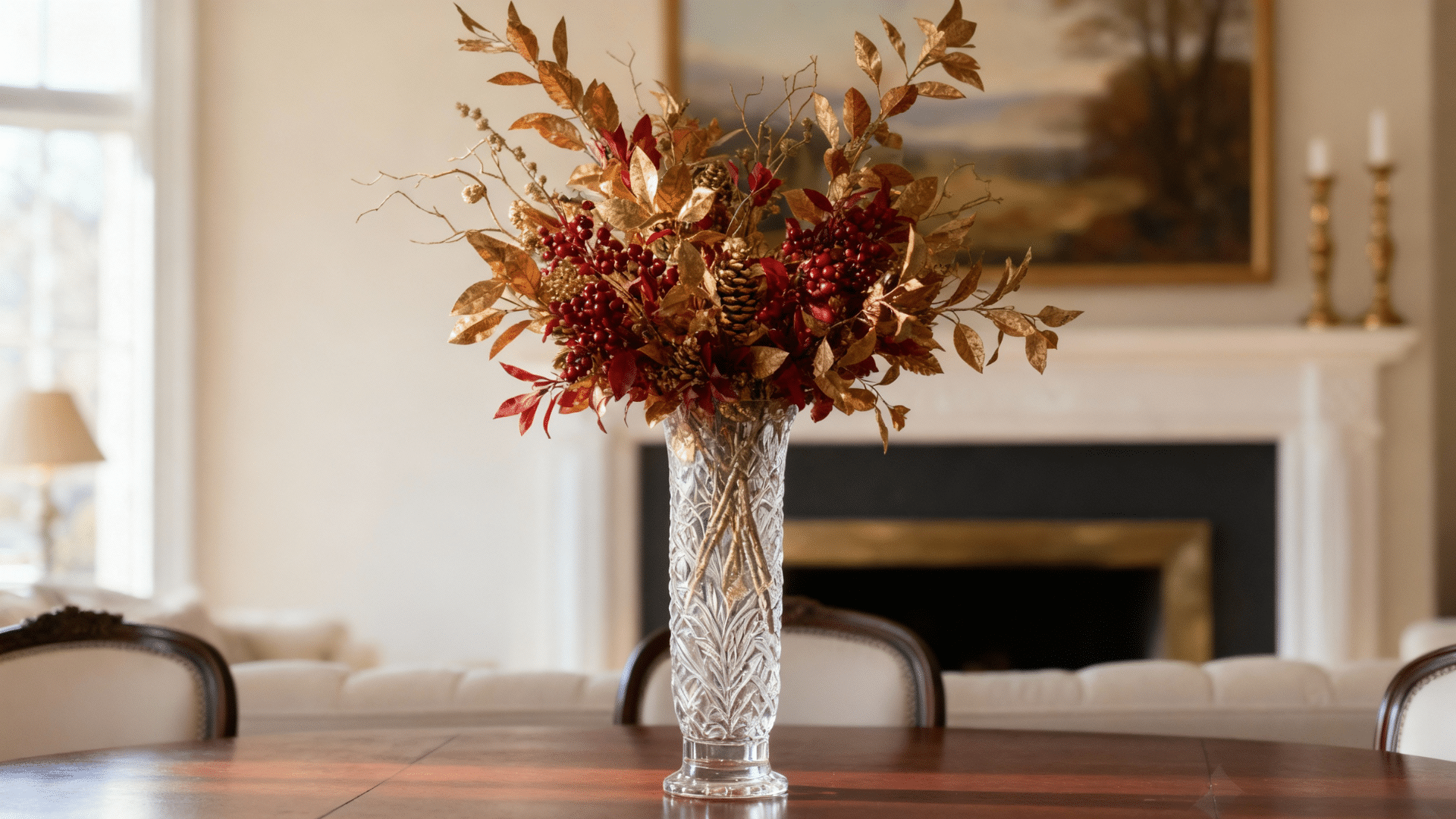 leafy branch arrangement