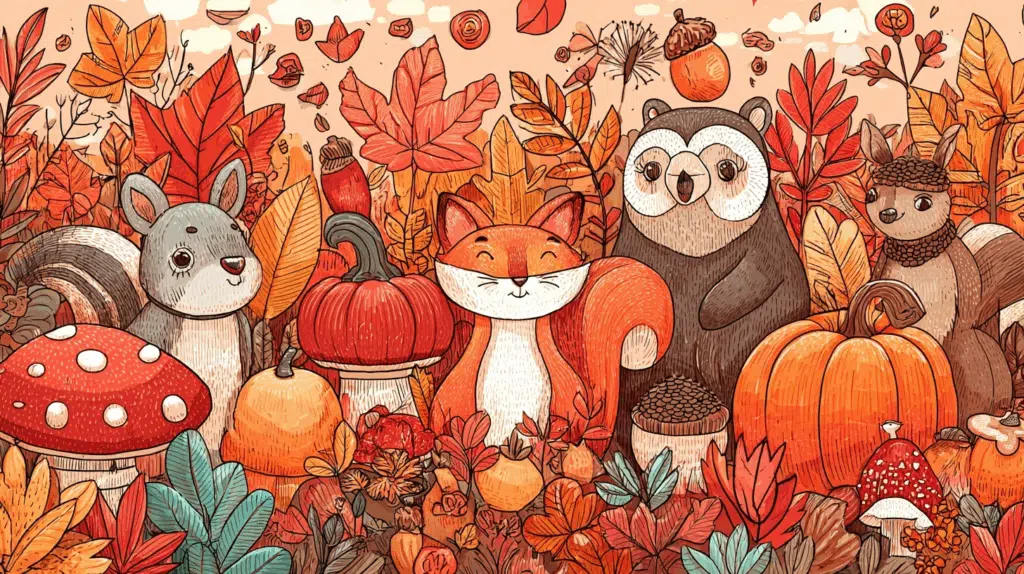 printable fall coloring pages that kids will love