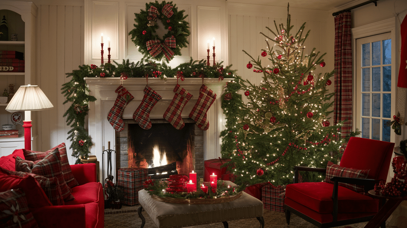 Classic Red and Green Christmas theme