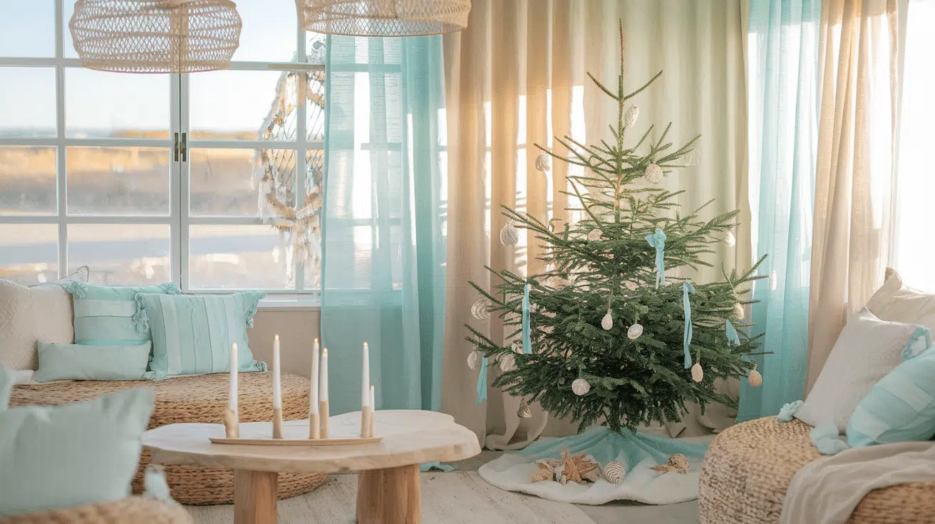 Coastal Christmas theme