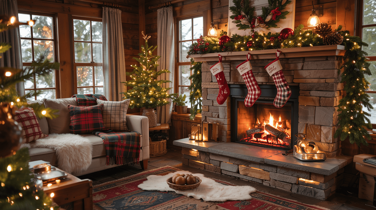 Cozy Cabin Christma theme