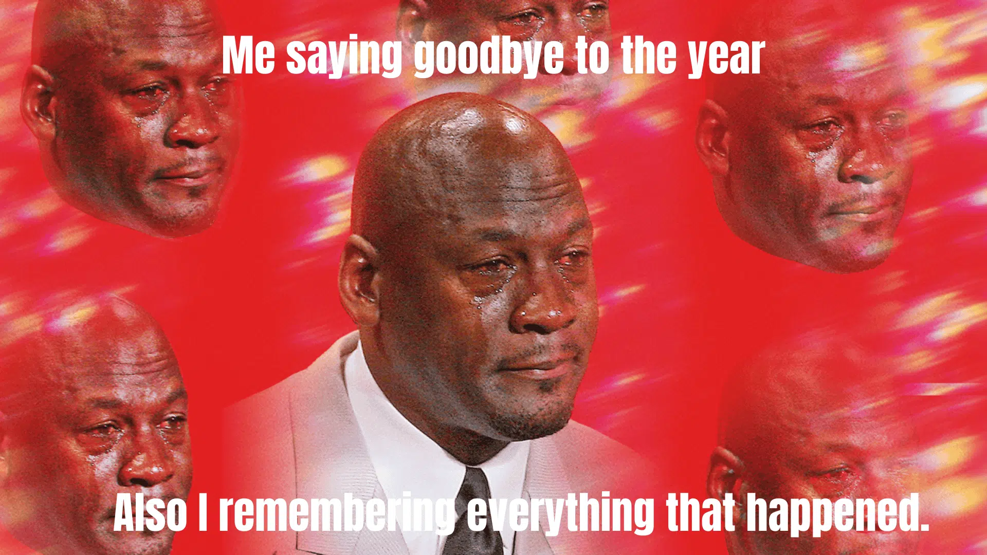 Crying Michael Jordan