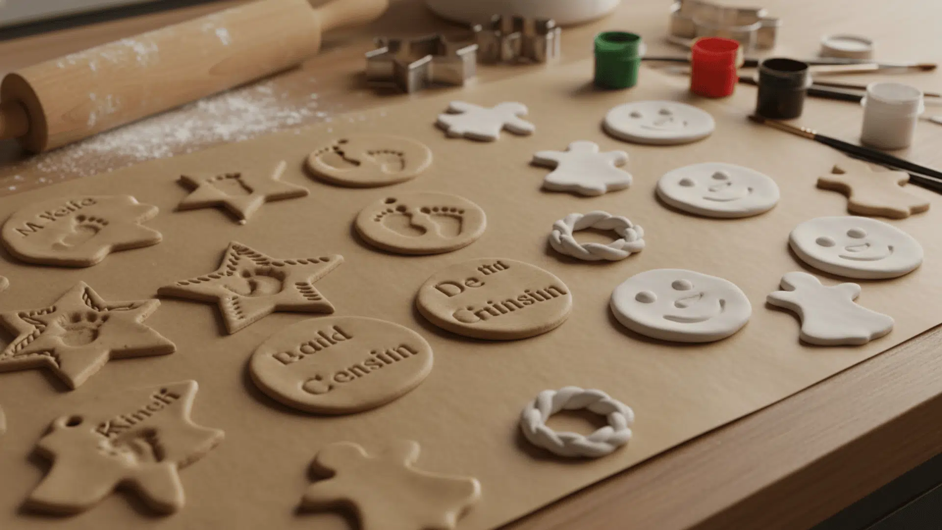 DIY Christmas Ornaments for Salt Dough and Clay