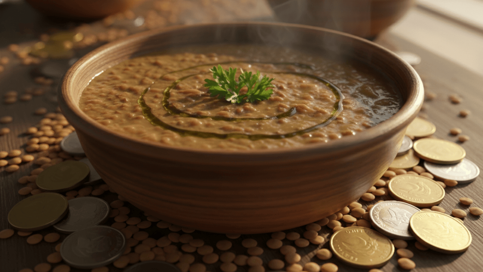 Eating Lentils for Wealth