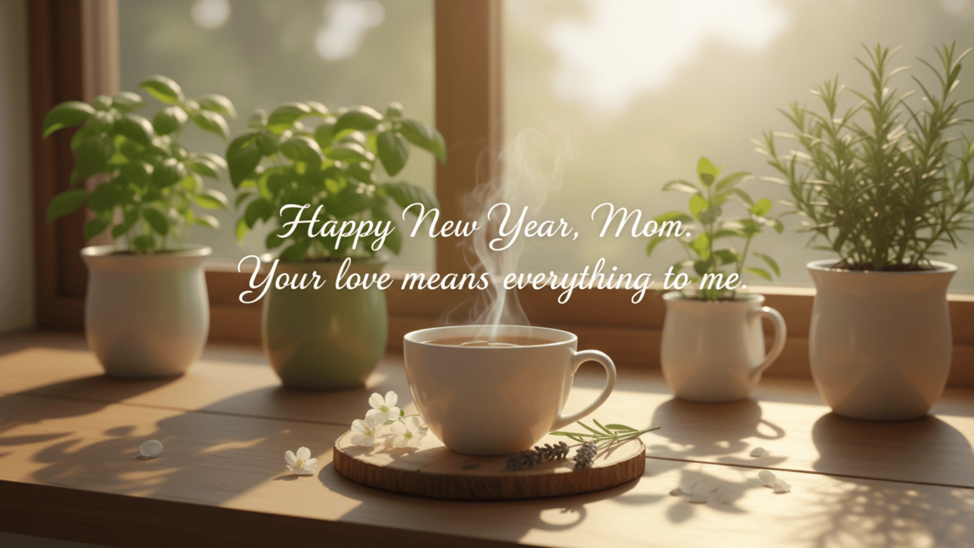 Family Happy New Year Wishes for Mom