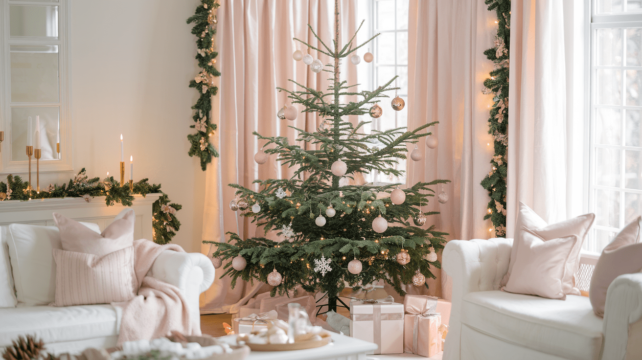 Pink Christmas Glam theme