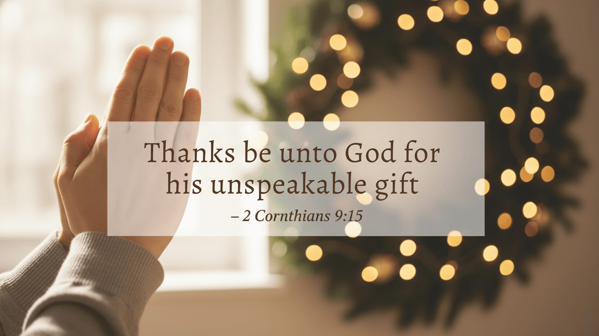 Reflection and Worship christmas scriptures