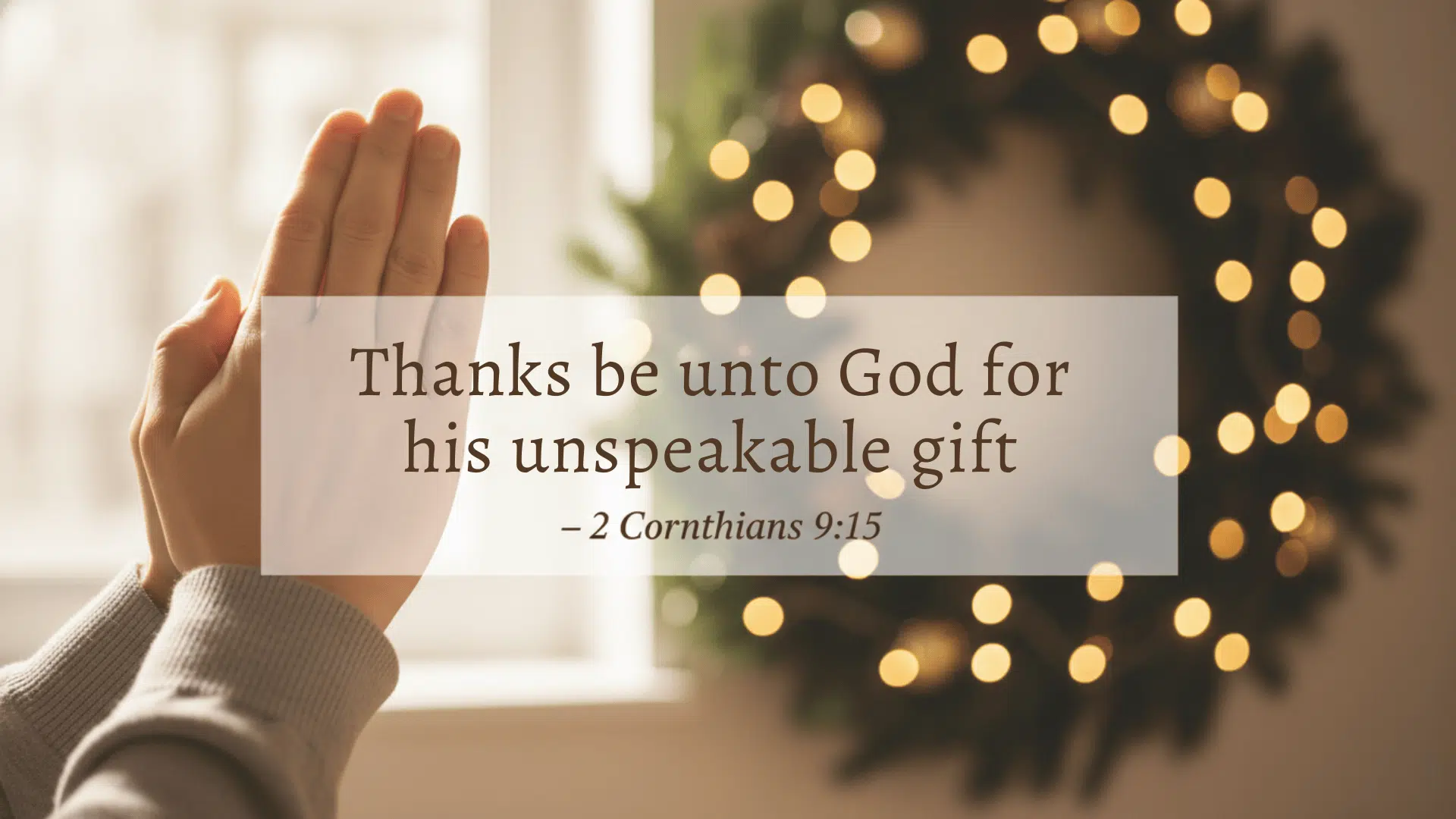 Reflection and Worship christmas scriptures