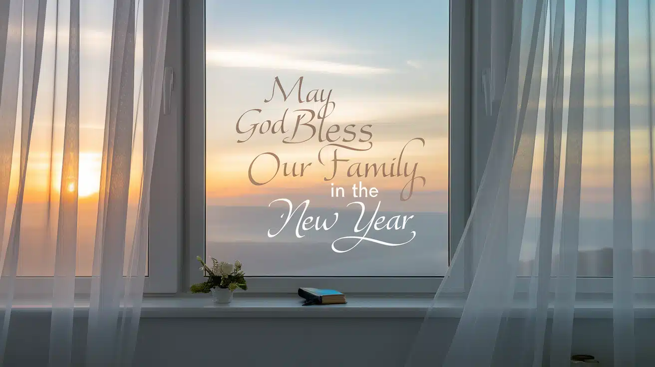 Religious and Blessing Focused Family New Year Wishes