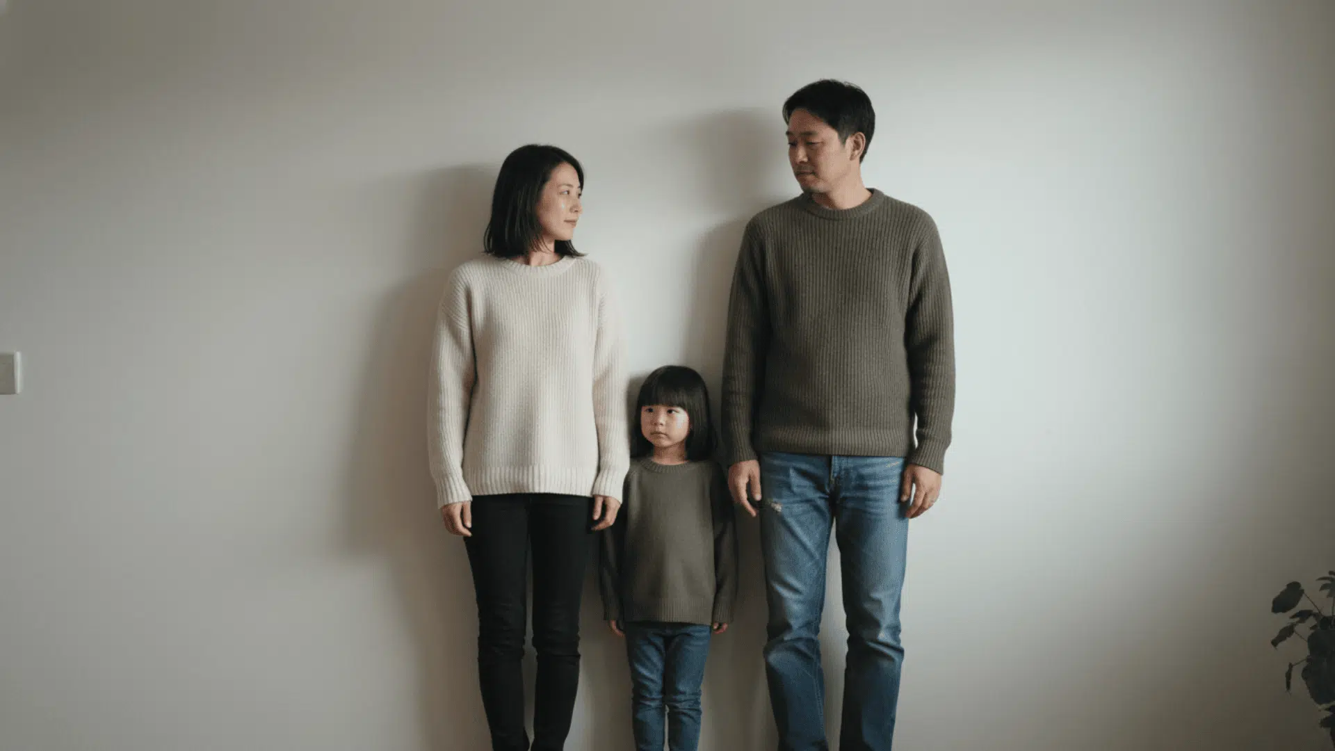 Simple and Minimal Family Christmas Photo Ideas