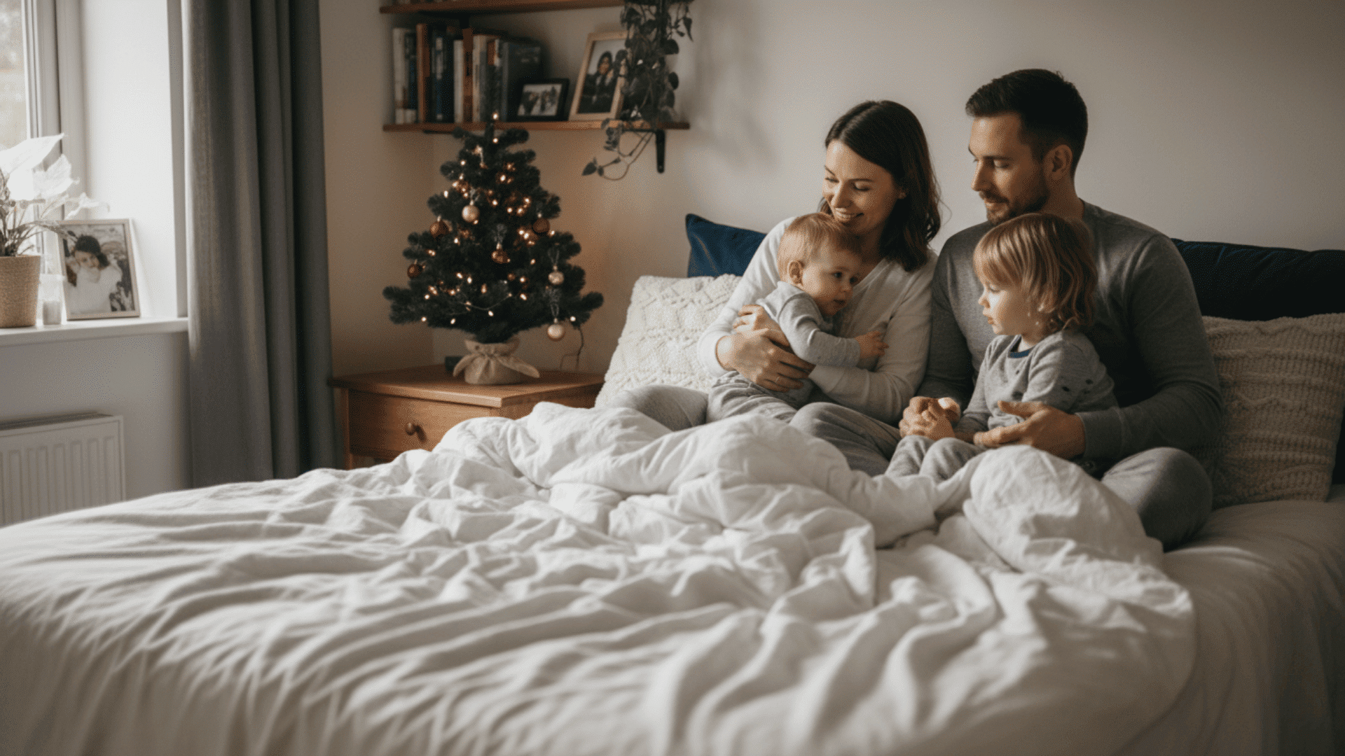 Small Space Family Christmas Photo Ideas