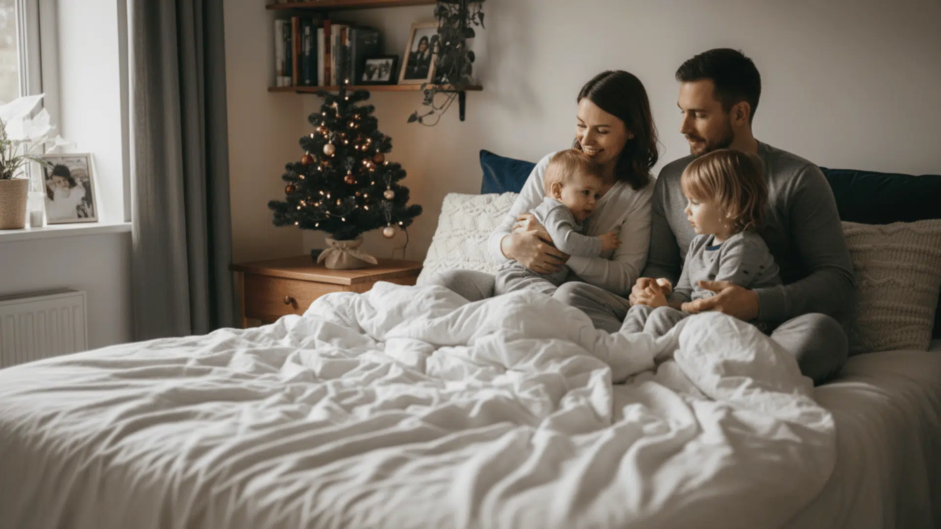 Small Space Family Christmas Photo Ideas