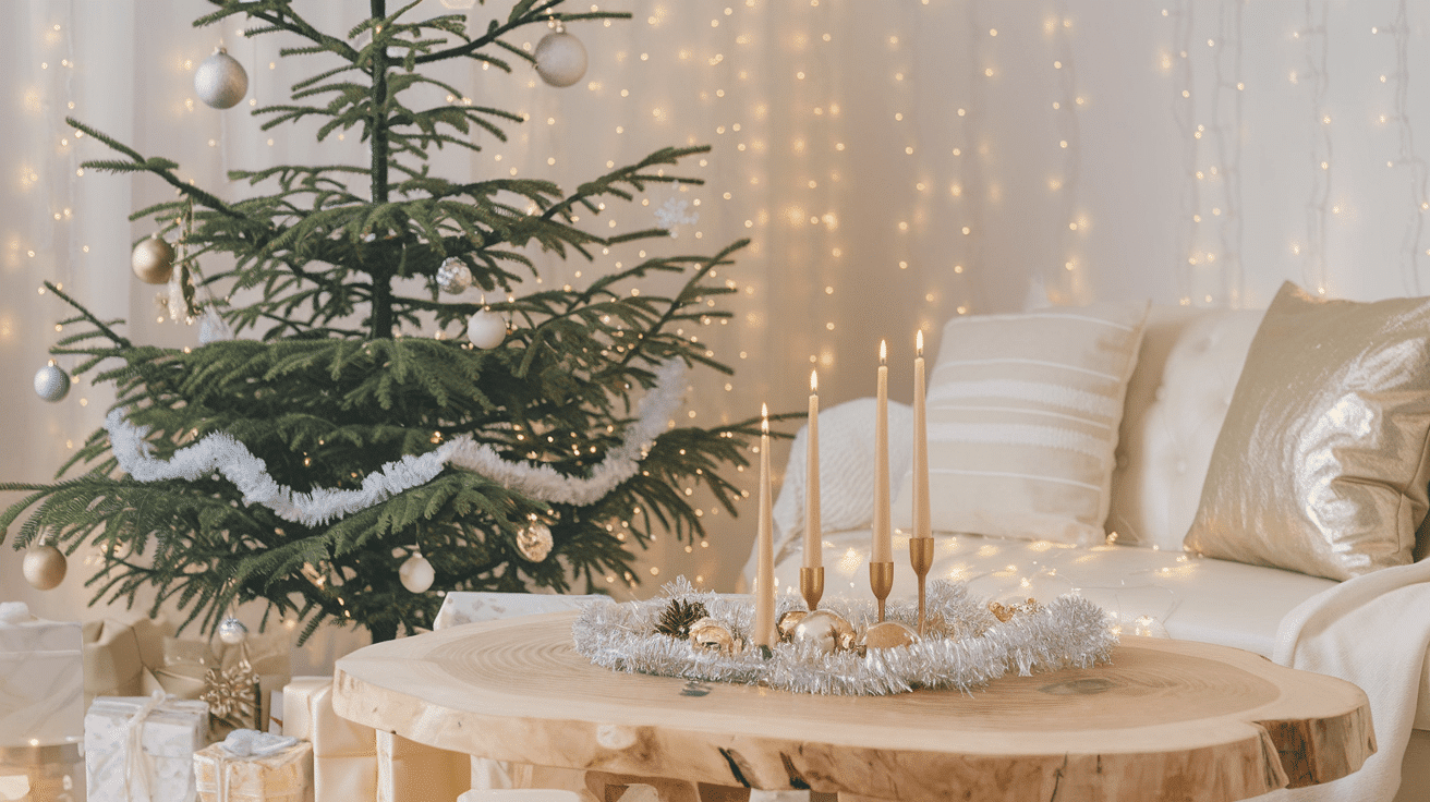 White and Gold christmas Theme