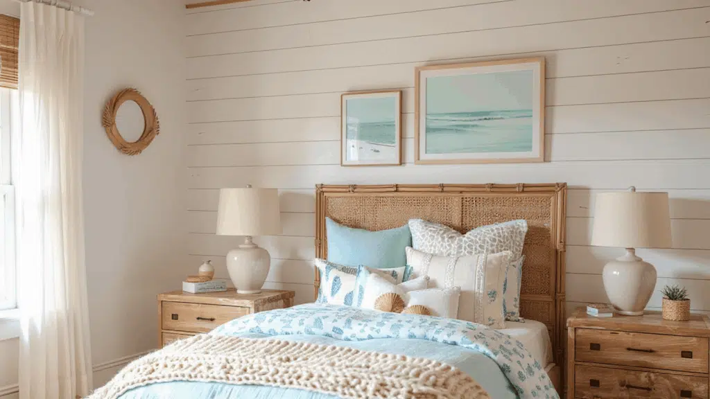 beach themed neutral bedroom ideas