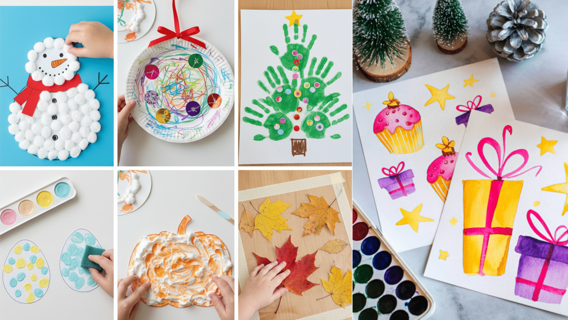 christmas holiday seasonal crafts for toddlers