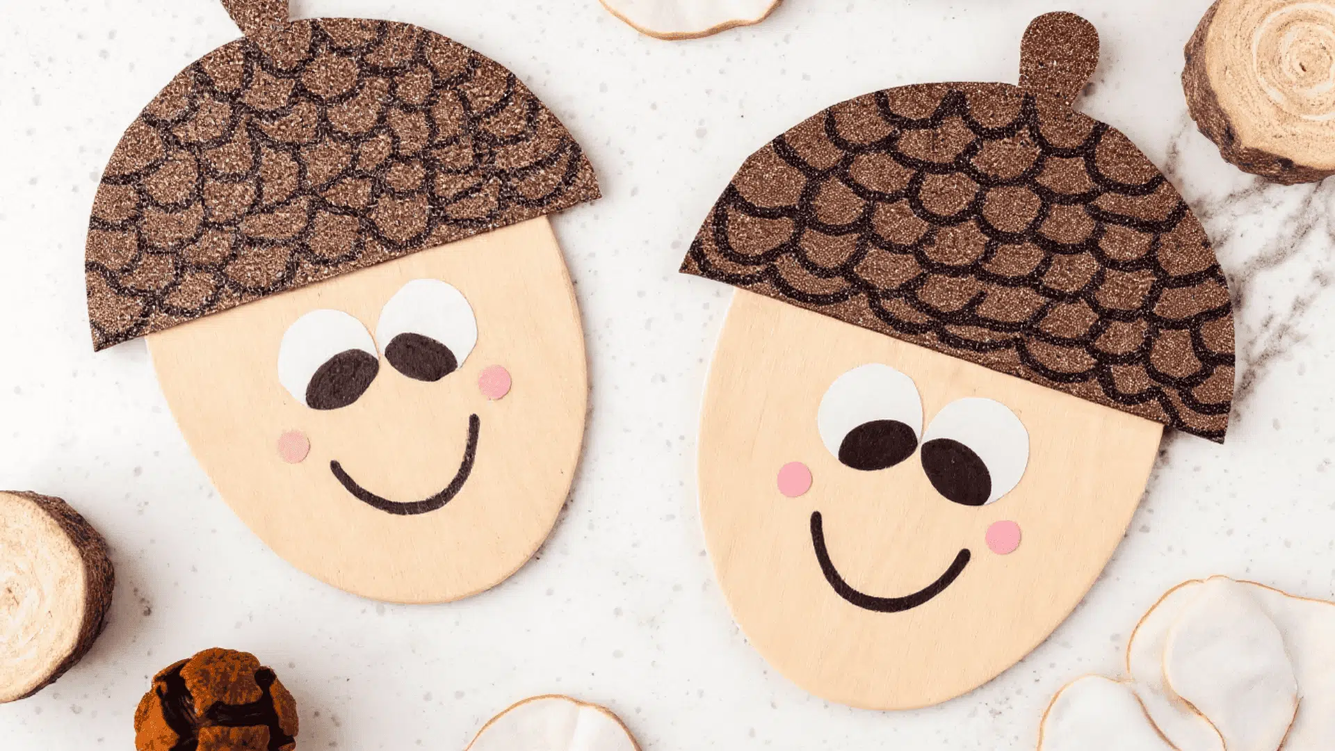 felt acorn craft