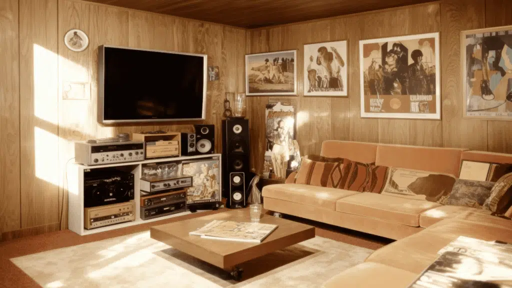 retro style home theater