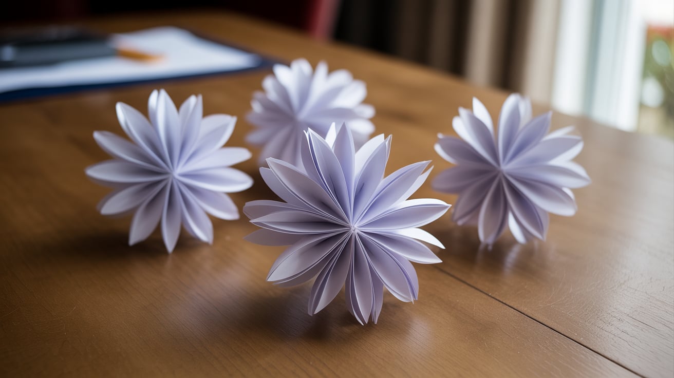 3D Paper Snowflakes