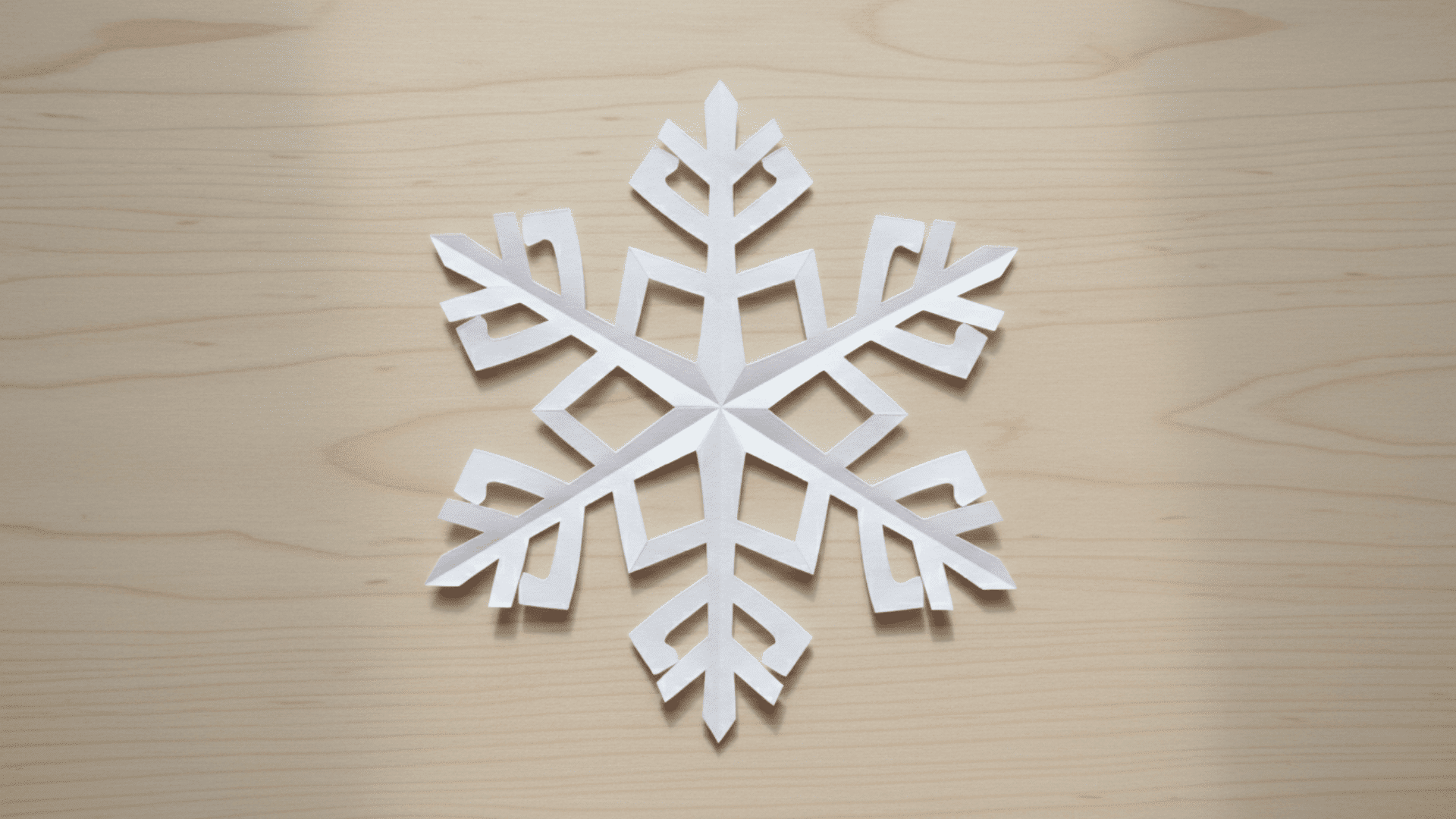 Classic 6 Sided Paper Snowflake