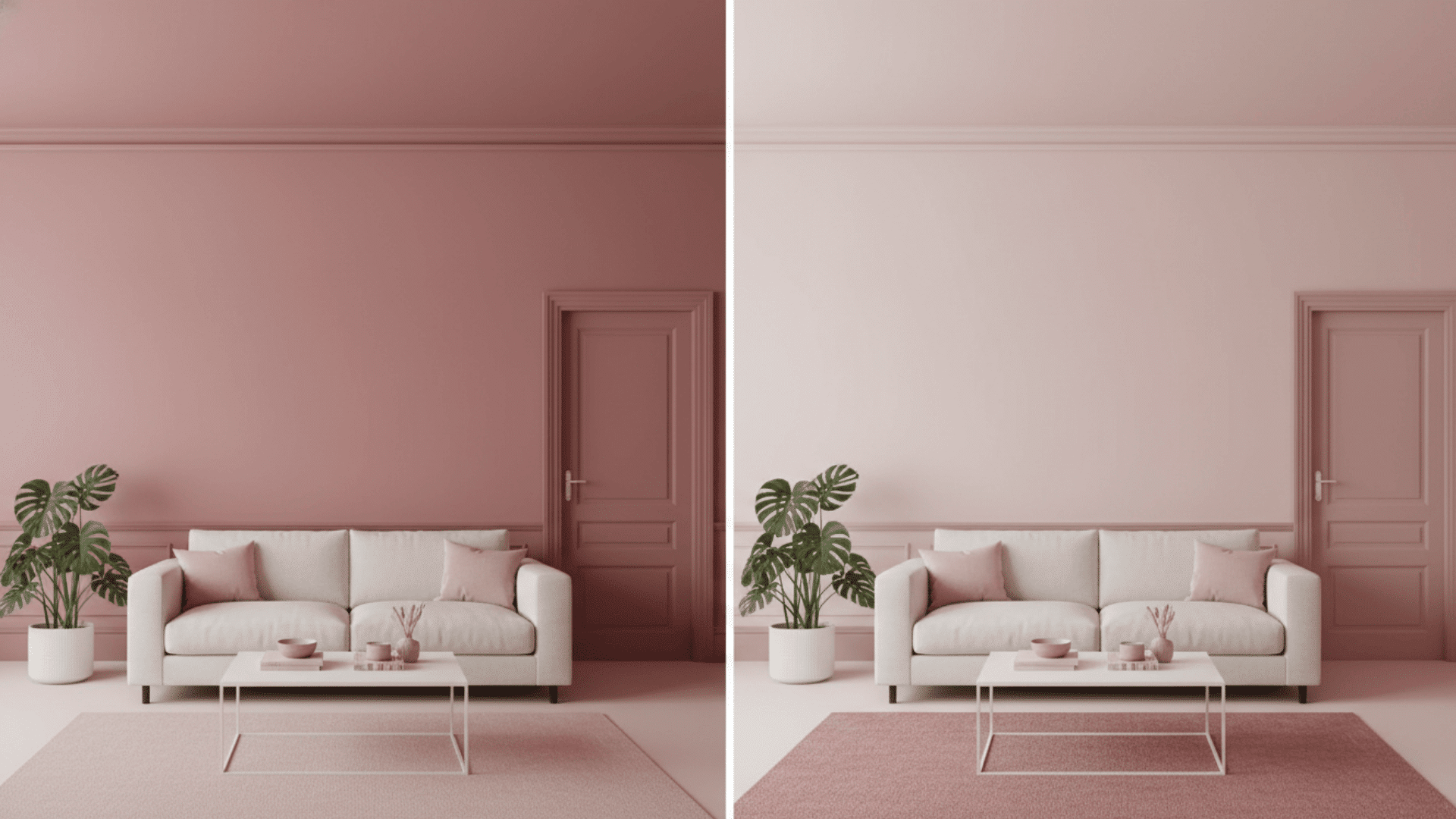 Color Drenching vs Monochromatic Design