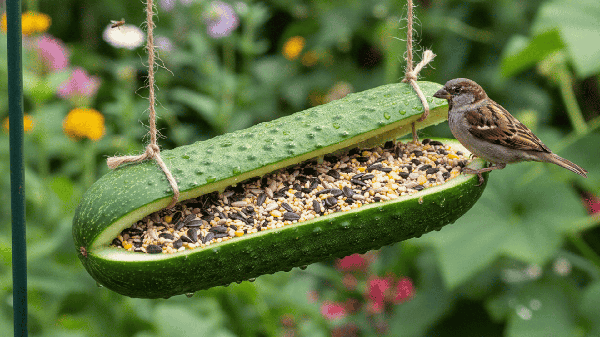 Cucumber Bird Feeder