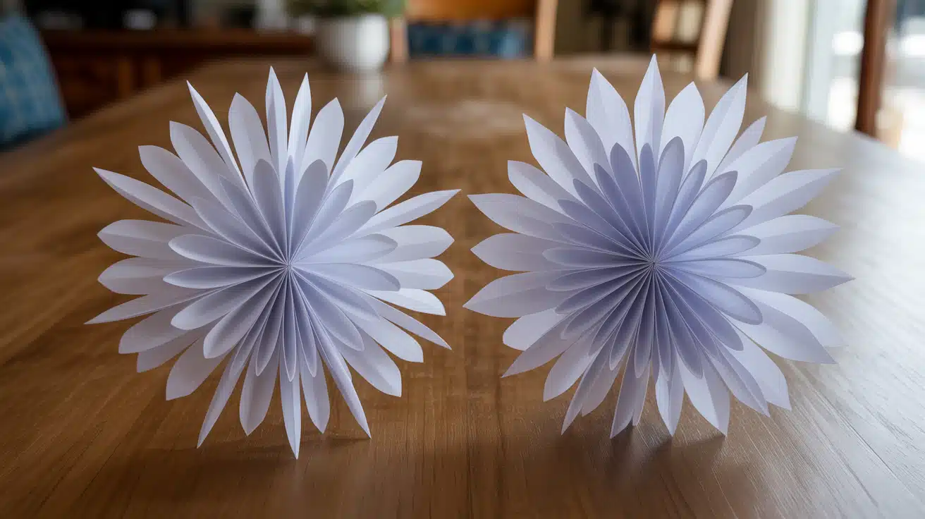 Double Sided Snowflakes