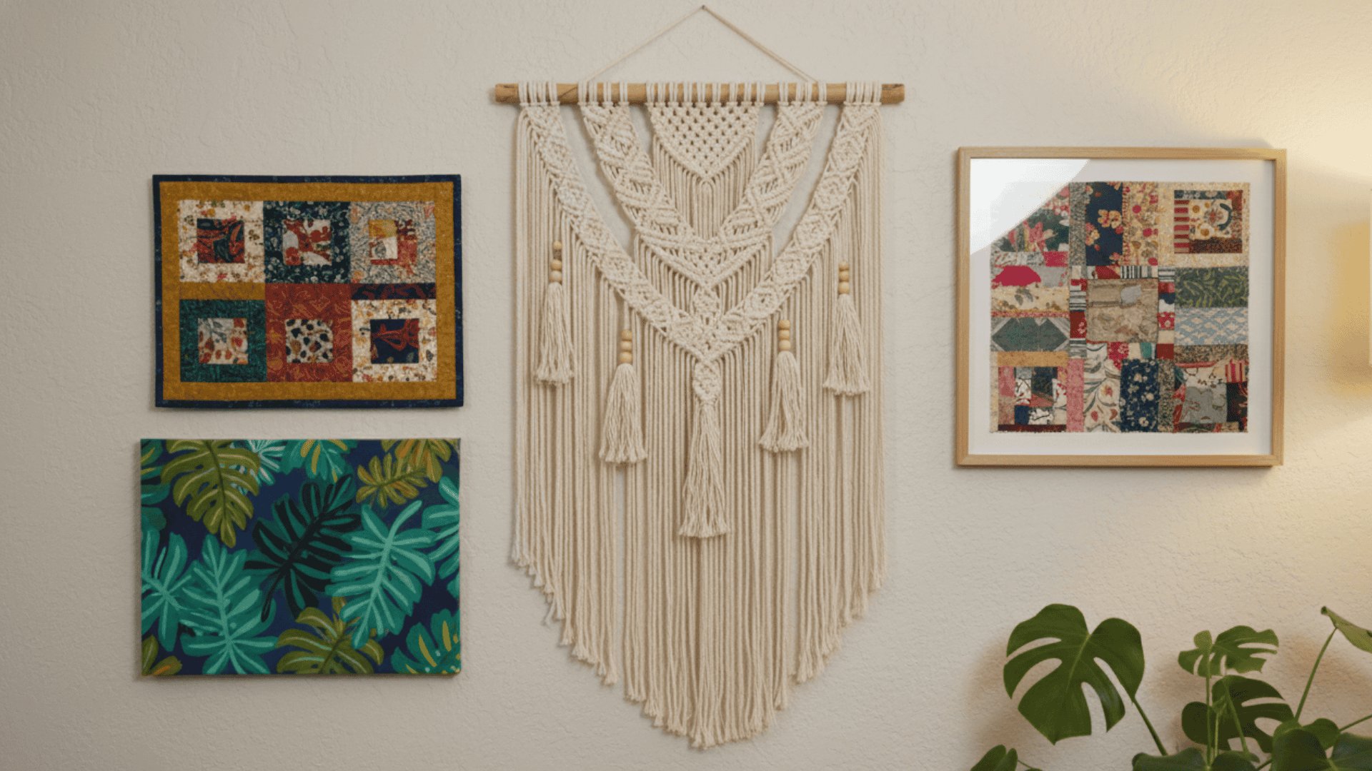 Fabric and Textile Wall Art Ideas