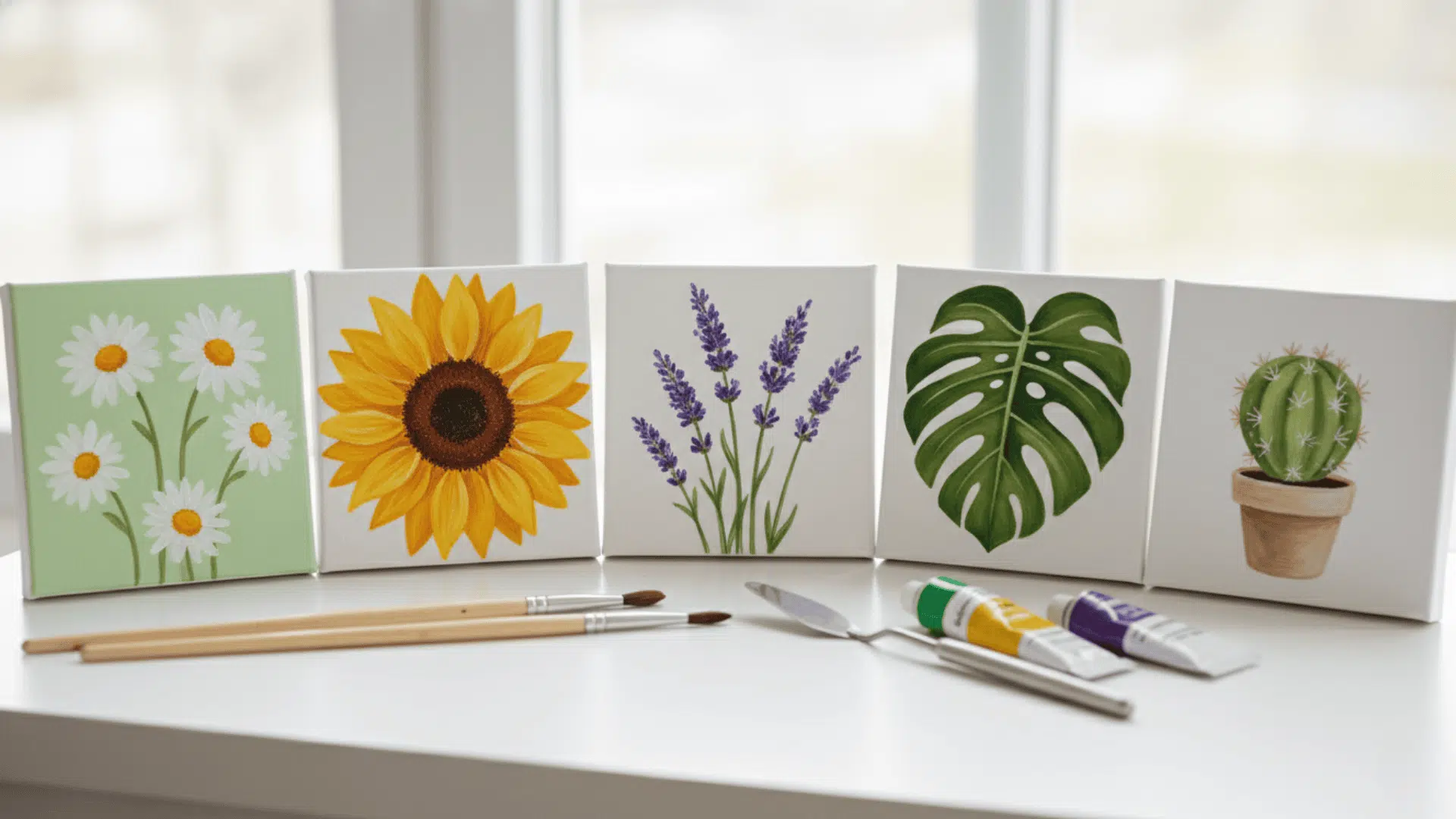Flowers and Plants Painting Ideas