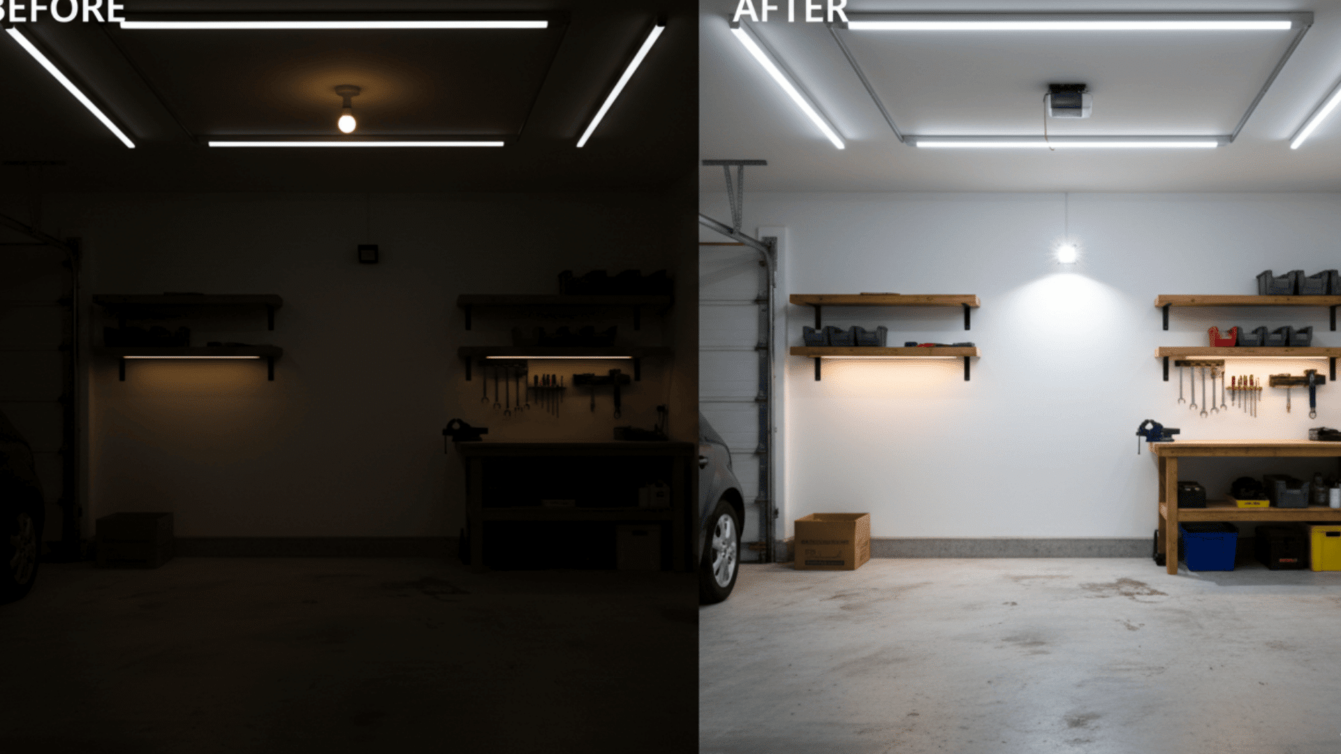 Garage Lighting and Fixtures