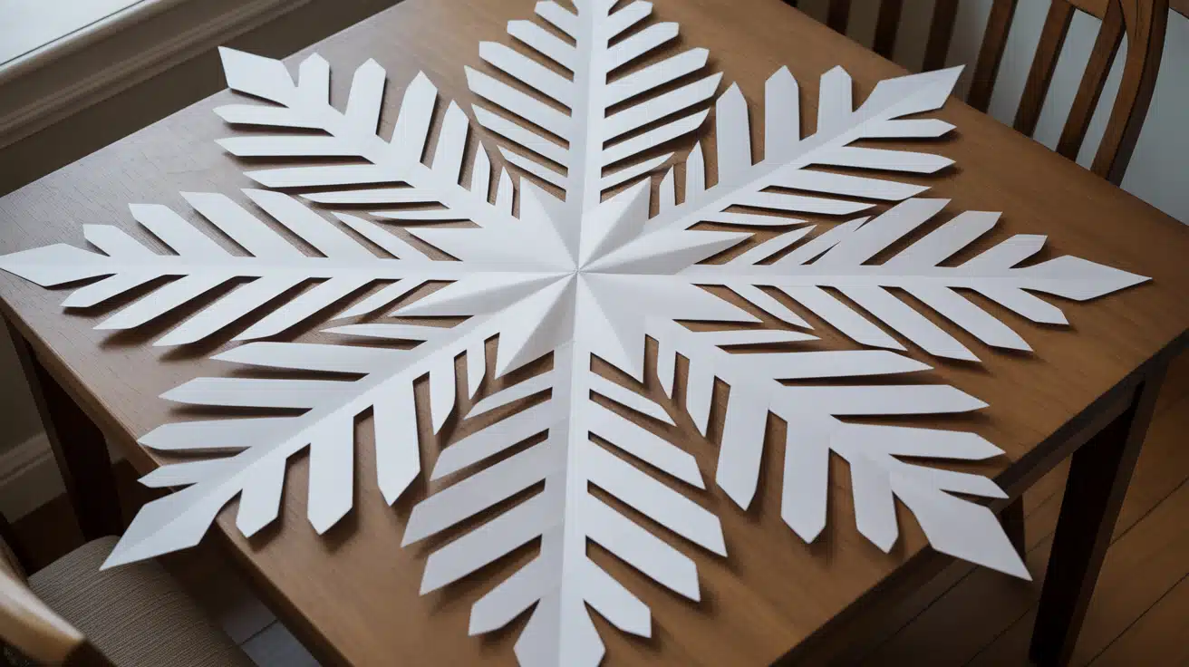 Giant Paper Snowflakes