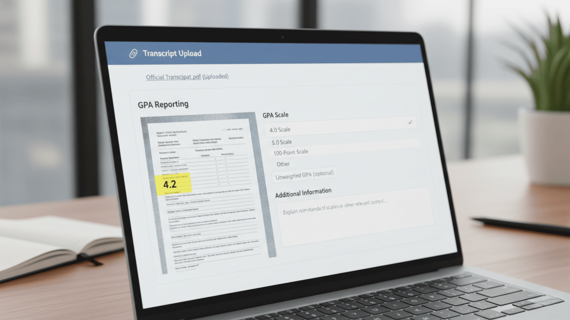 How to Report GPA Scale on the Common App?
