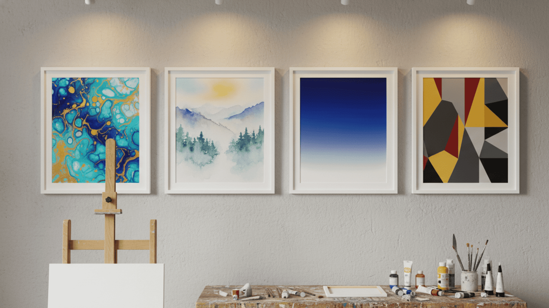 Paint and Canvas Wall Art Ideas