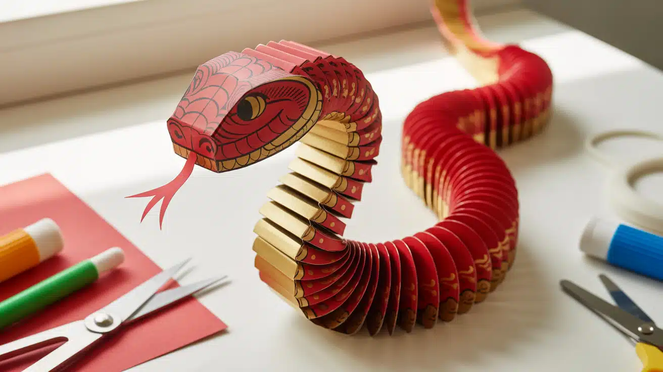 Paper Snake for Zodiac Year