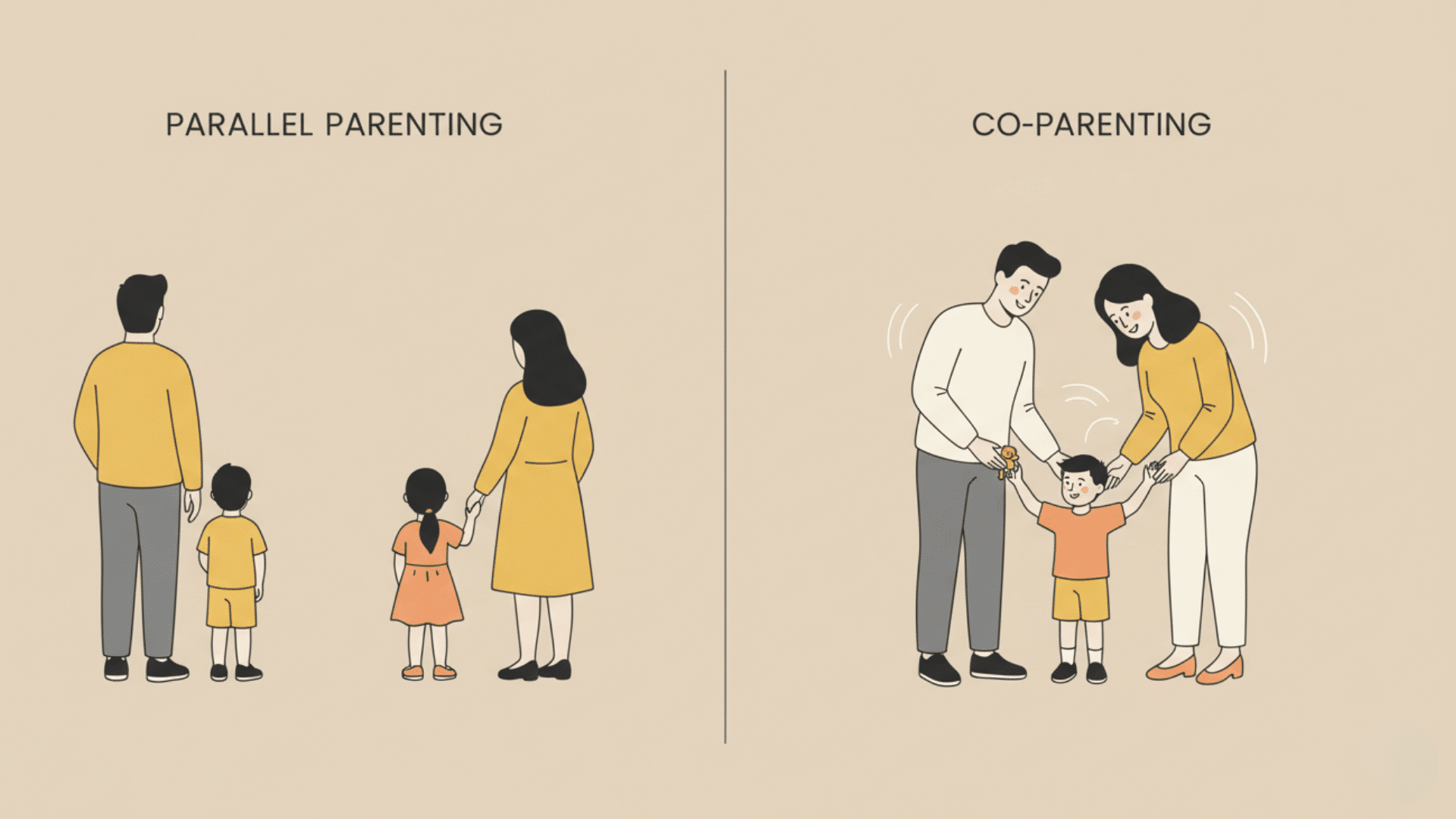 Parallel Parenting vs Co Parenting