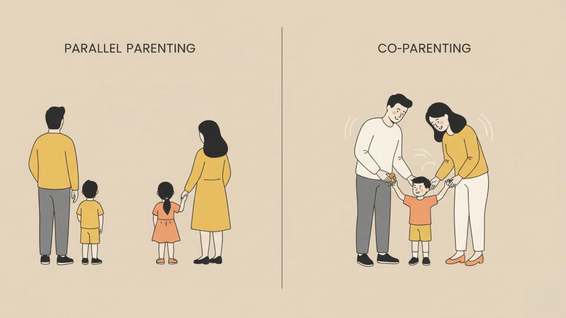 Parallel Parenting vs Co Parenting