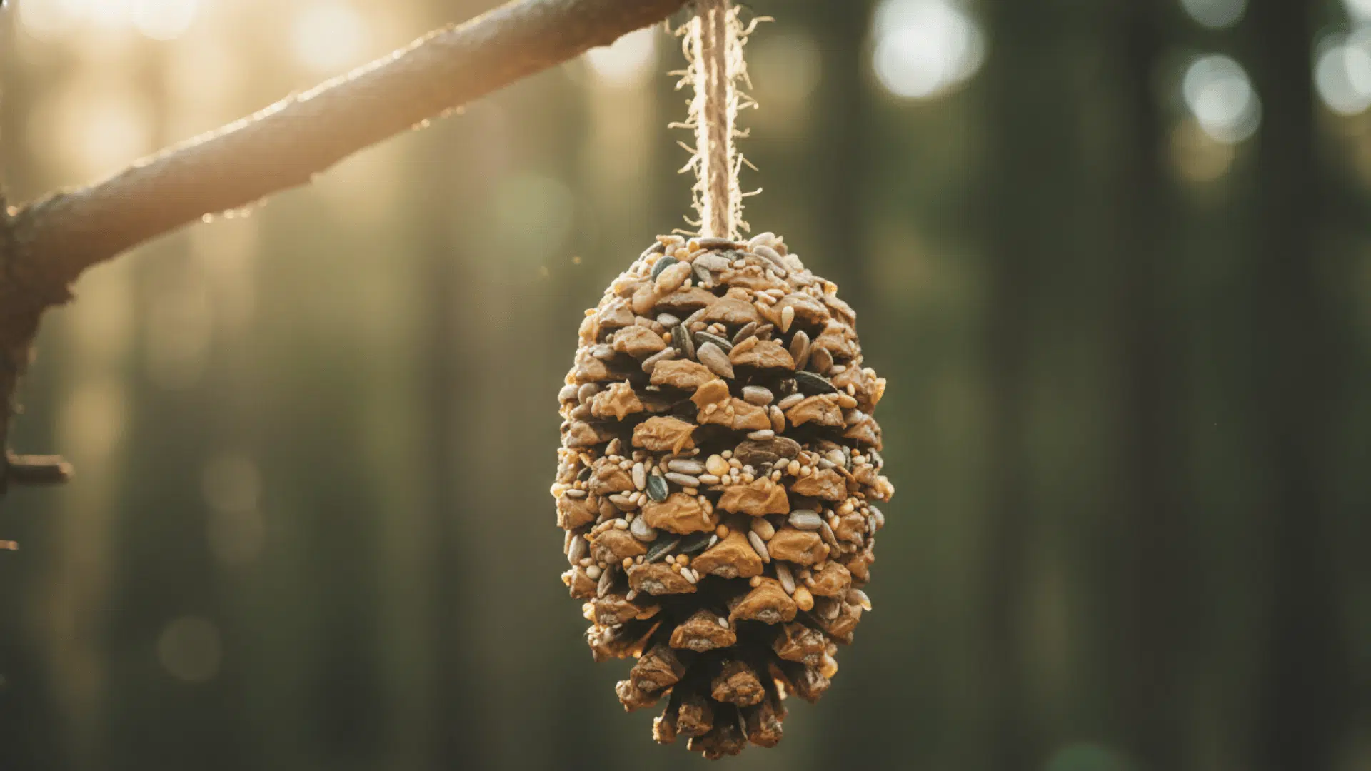 Pine Cone Bird Feeder