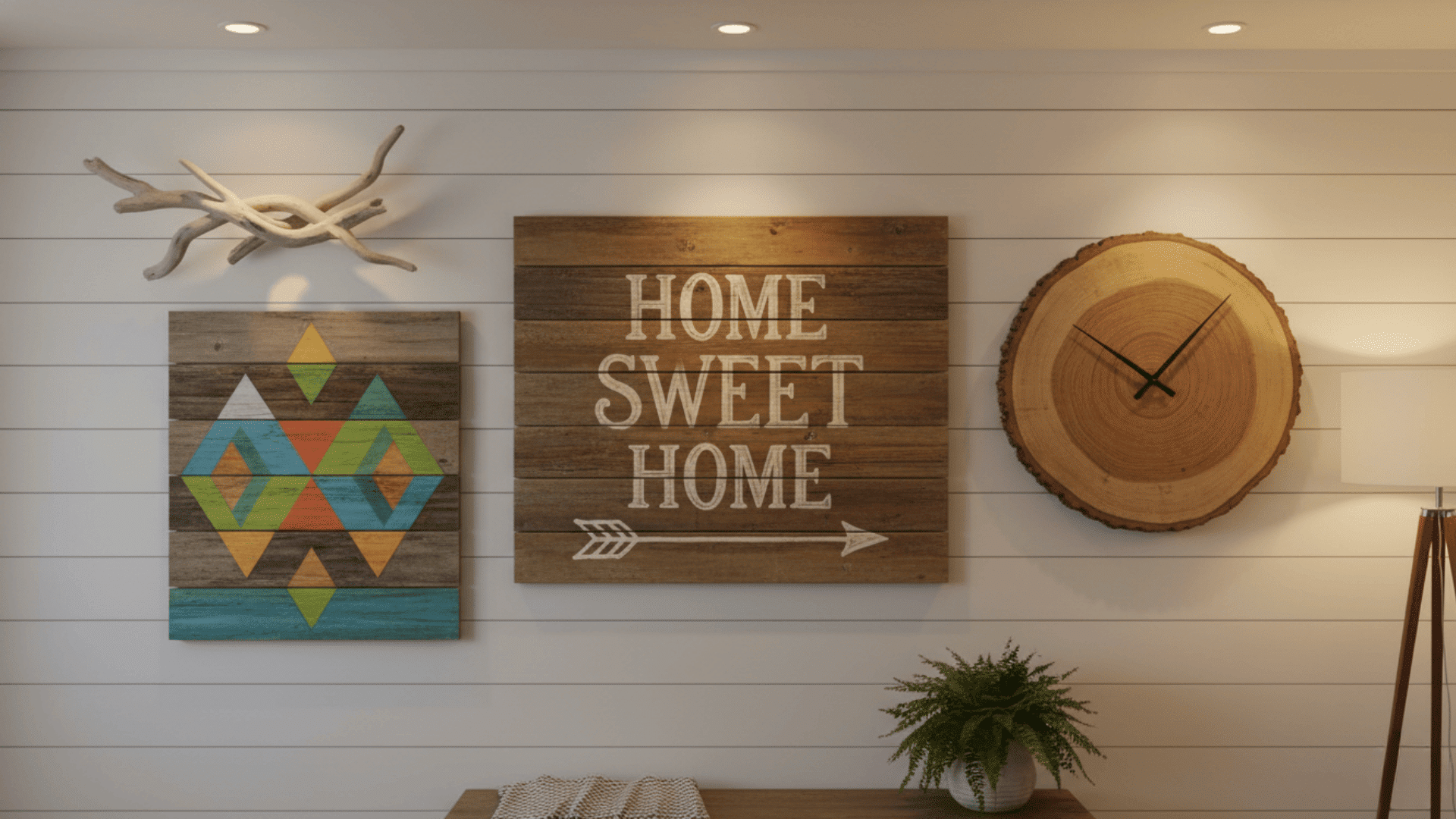 Reclaimed Wood Wall Art Ideas